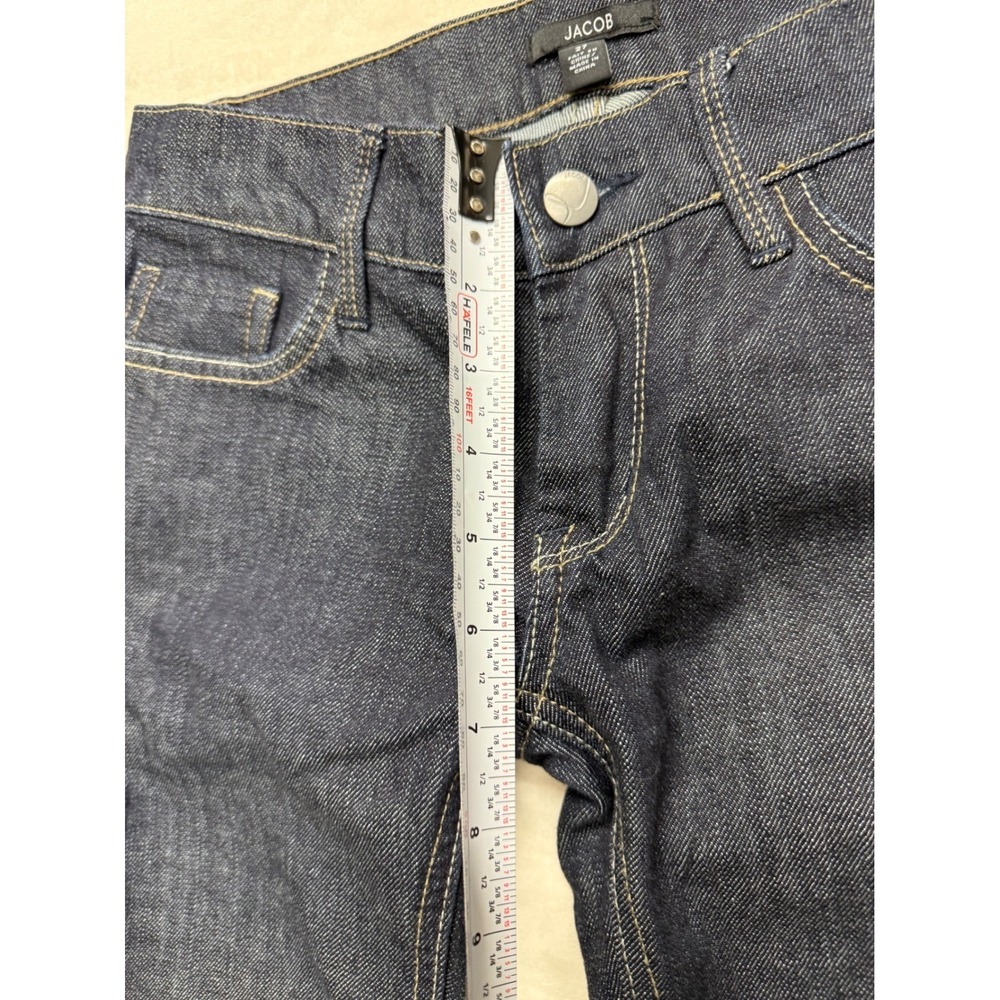 Jacob Dark Blue Flare Jeans - Picture 4 of 8